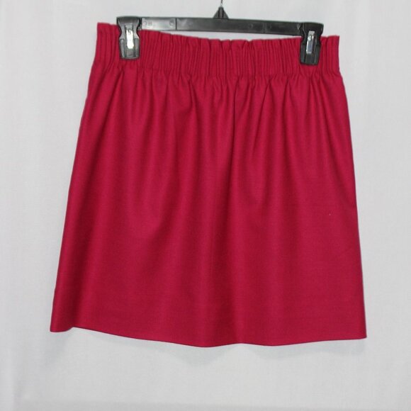 J. Crew Wool Cranberry Mini Skirt - Picture 3 of 7